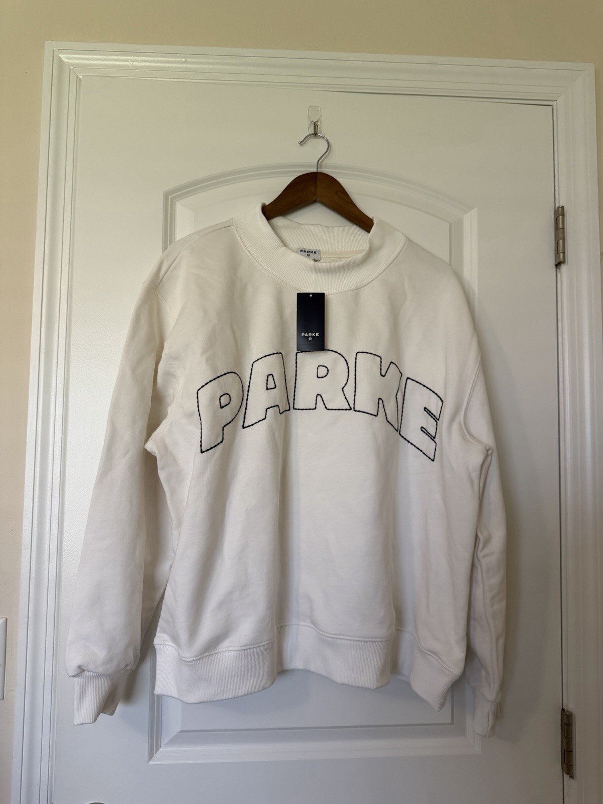 PARKE Oversized Sweatshirt NWT Viral Sold Out Lounge Pullover X/XL image 2