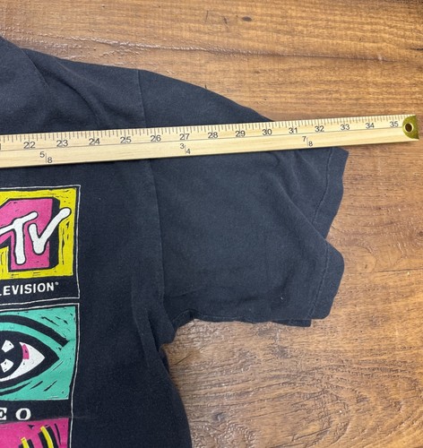 T-shirt vintage 1991 MTV Video Music Awards VMA - Officiel Made In USA taille L - Photo 17/18