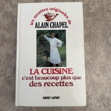 Alain Chapel La Cuisine c?est beaucoup plus que des recettes 1980 + Brochure