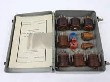 Vector MX-1258/U Vintage Tube Socket Adapter Kit + Manual (complete)
