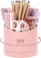 Schreibtisch Organizer, 360 Grad Stiftehalter Drehbar, Stifte Organizer Mit FäCh