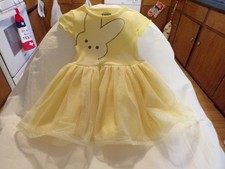 Adorable Girls Peeps Easter Tutu Dress Yellow Size 2T Great Condition