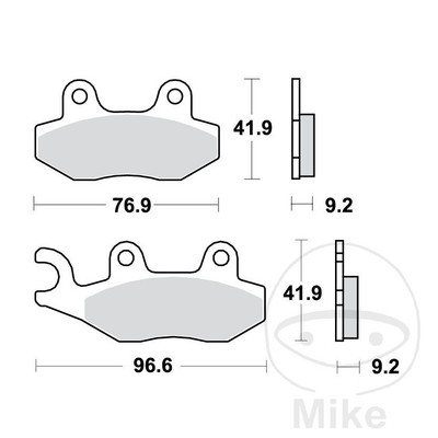 TRW Standard Brake Pads SCOOTER OLD: 7320529