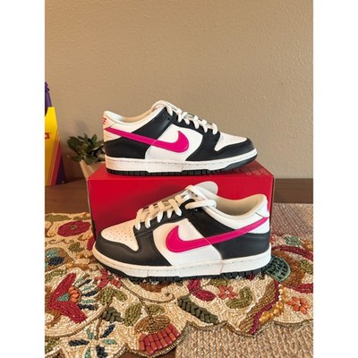 Size 6Y - Nike Dunk Low GS Obsidian Navy Blue Fierce Pink White Foam FB9109 401