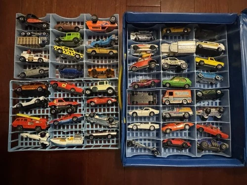 Tara Toy 48 Car Collectors Case 70s Hot Wheels Matchbox Lesney Vintage Redline