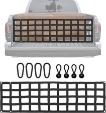 Tailgate Net for Pickup Truck Bed, Black 58.86x17.32in Mesh Tail Gate with Heavy