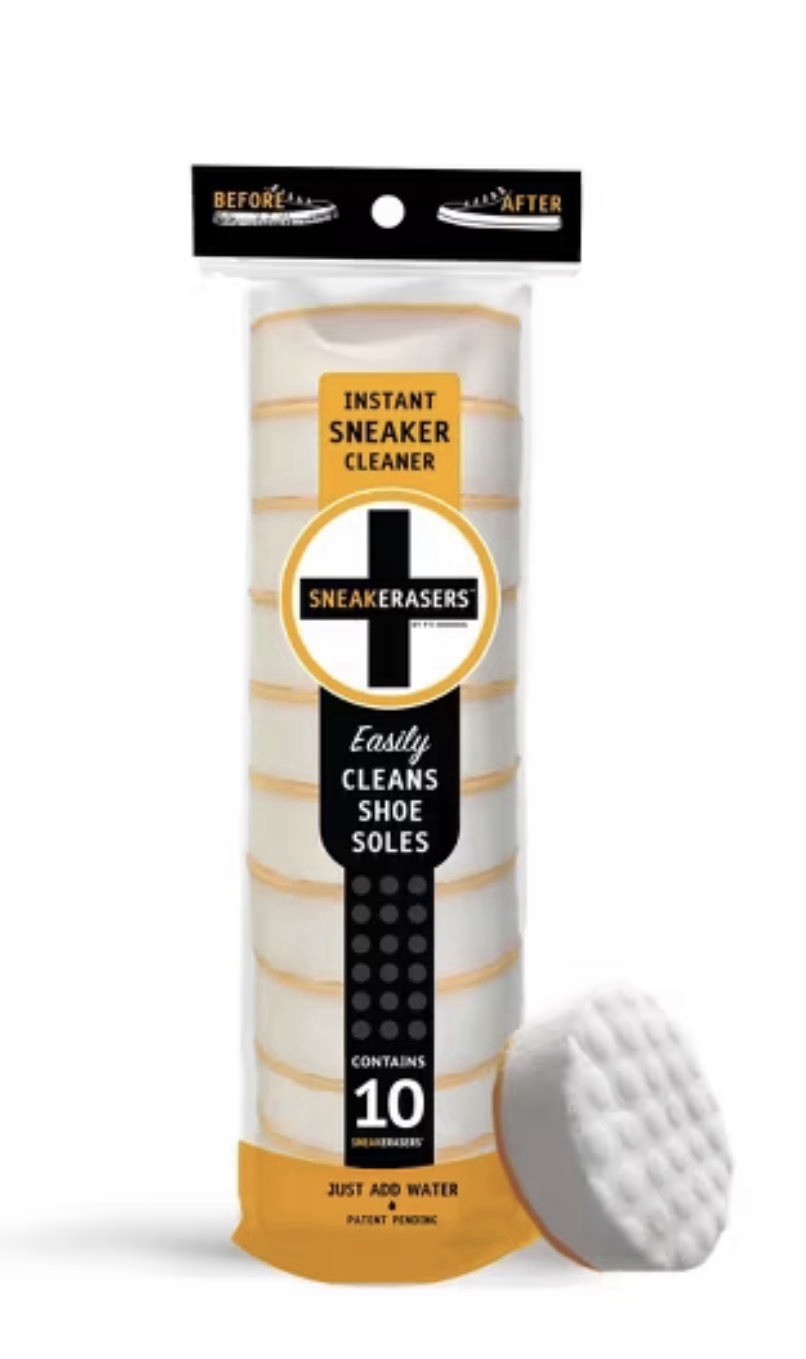 Paquete de 10 esponjas de limpieza instantáneas para suela y zapatilla de deporte Sneakersers