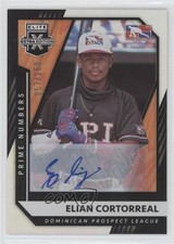 2021 Elite Extra Edition Prime Numbers A Signatures Elian Cortorreal Auto 1n0