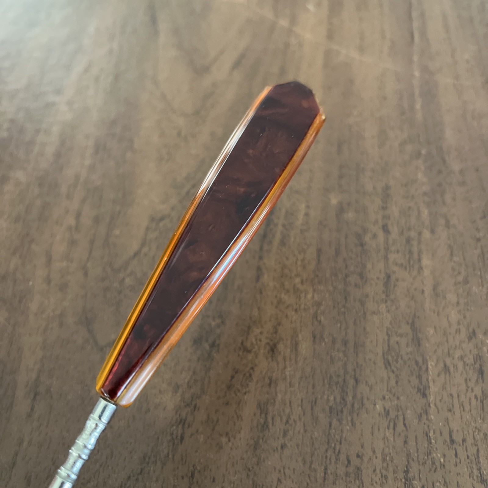 Antique Shoe Button Hook Celluloid - image 3