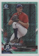 2018 Bowman Chrome Prospects Aqua Shimmer Refractor /125 Kyle Wright #BCP14 08y1