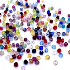144pcs 4mm Swarovski 5328 XILION Crystal Bicone Loose Beads Assorted Colors