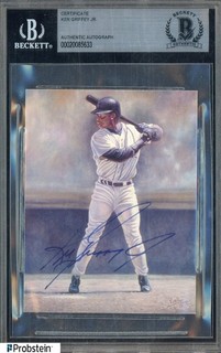 Ken Griffey Jr HOF Signed Certificate Of Authenticity BGS BAS AUTO