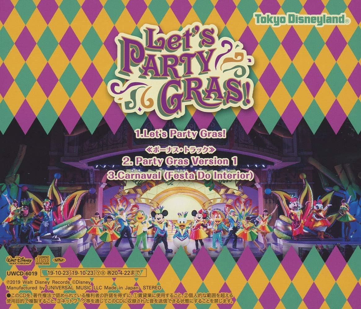 CD Tokyo Disneyland Let's Party Gras! Japan Music Disney