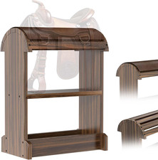 Extra-Large Wood Saddle Rack, Ideal Saddle Stand for Horse Tack Organizers  Wes