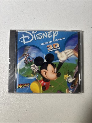 Disney's Mickey Saves the Day 3D Adventure Windows CD-ROM Computer Game Win 98