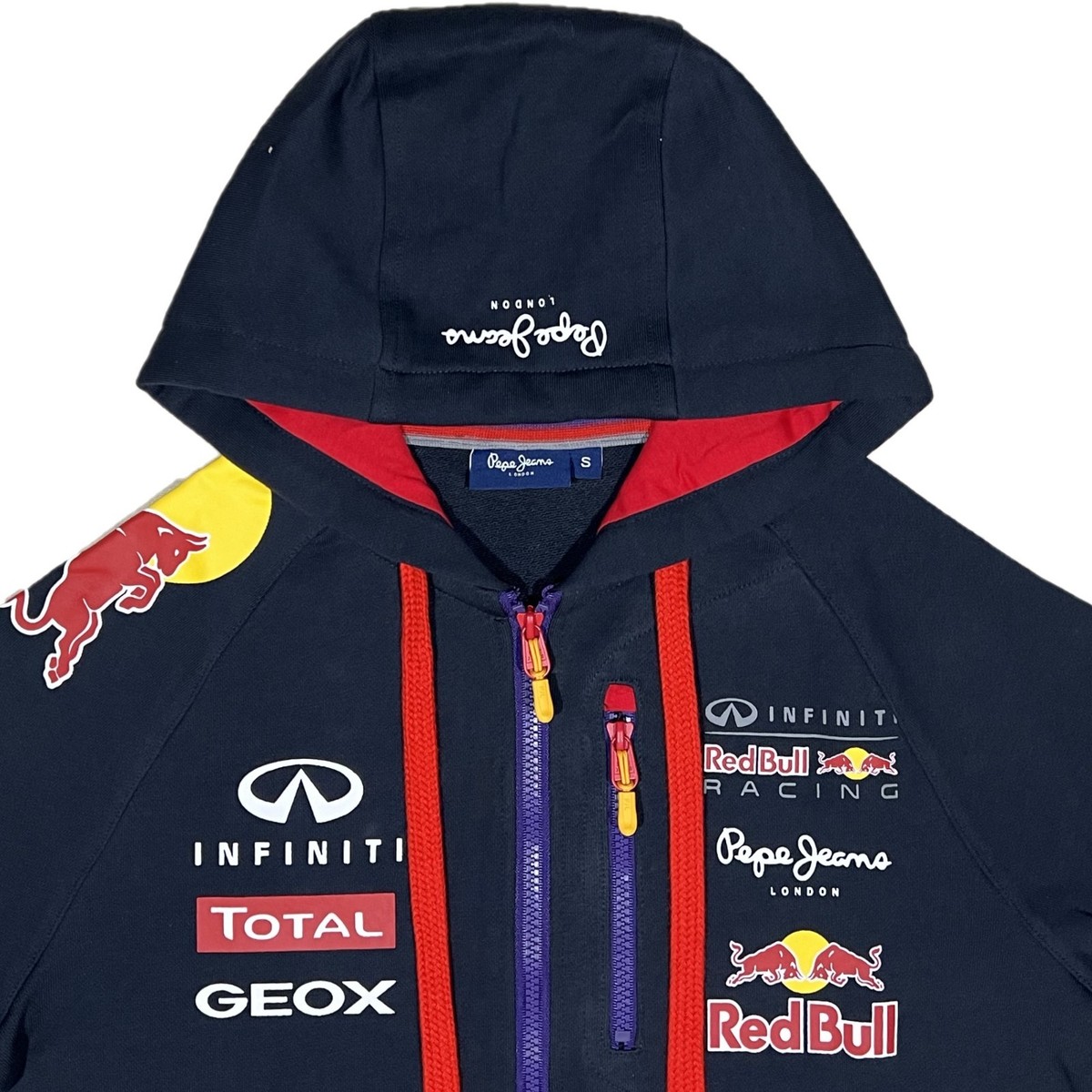 Pepe Jeans Red Bull Racing OTL 2014 Zip-Up Hoodie 3XL | eBay