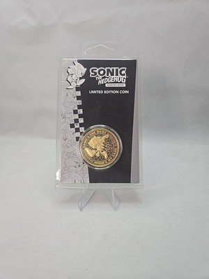SONIC THE HEDGEHOG - LIMITED EDITION GOLD COIN - OUT OF 1000 - NEW -SEALED