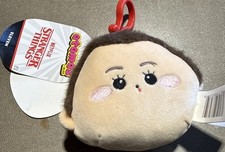NWT Netflix Stranger Things Plush Clip-on Keyring ELEVEN 3.5 Atamas