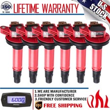 Set of 6 Ignition Coils for FORD F-150 FLEX TAURUS TRANSIT 3.5L UF646 BL3Z12029B