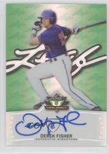 2014 Leaf Valiant Green Prismatic Derek Fisher #BA-DF1 Auto 0af