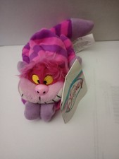 Disney Store Vintage Cheshire Cat Bean Bag Plush Alice In Wonderland NWT