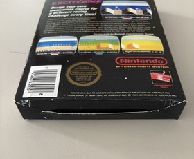 Excitebike NES CIB TESTED & WORKS W/5 Screws+Seal+Hangtab+Manual+Poster