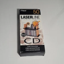 Mead Laserline Studio Series 50 CD Organizer Holder Retro NIB