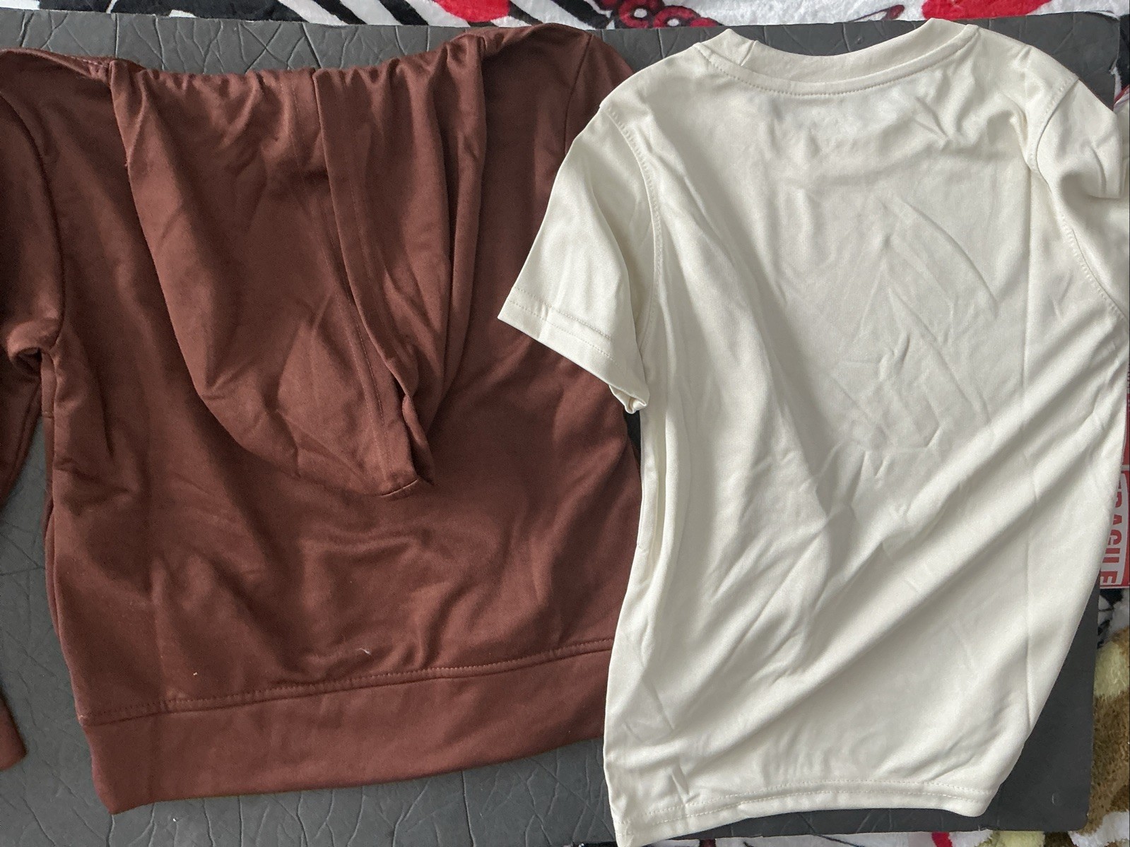 New Balance Kids 3 Piece BROWN Hoodie Tee Jogger Set, Size 5/6, NWOT thumbnail 6