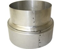 Ofenrohr Reduzierung Ø100 Auf 80 Mm Feueraluminiert