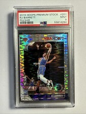2019-20 Panini NBA Hoops Premium Stock Pulsar Prizm #201 RJ Barrett RC PSA 9