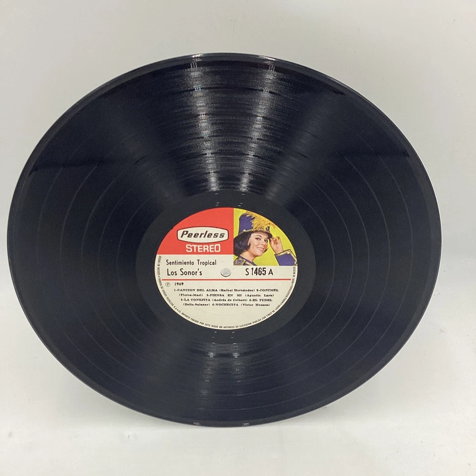 LOS SONOR’S sentimiento tropical (OG 69’ PEERLESS VINYL LP MEXICO) NM- - Image 4 of 4