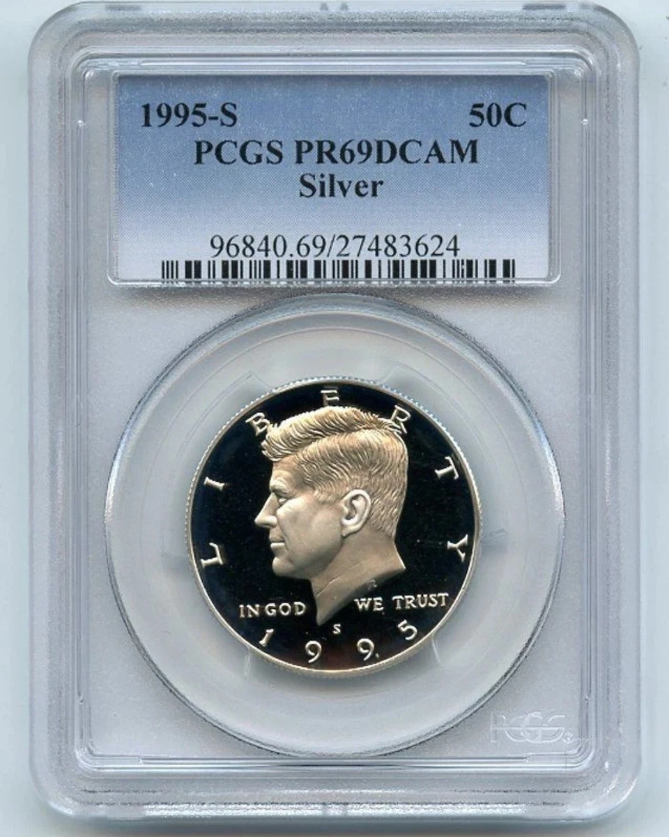 1995 S Silver Proof Kennedy Half Dollar for sale | eBay