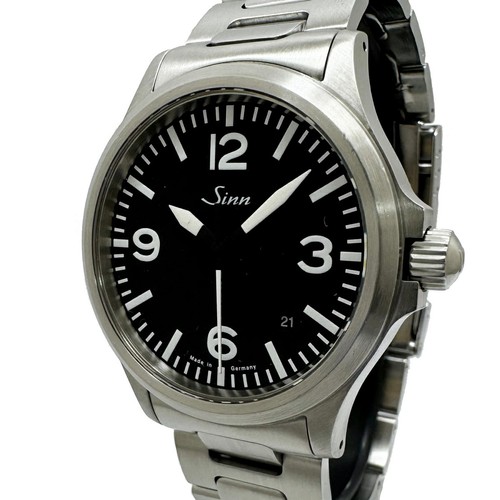 《Men》[Used] Sinn 556.A Date Men's Automatic Winding Black Dial Back | eBay