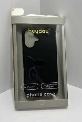 Heyday Apple iPhone 16 Silicone Case for MagSafe - Black