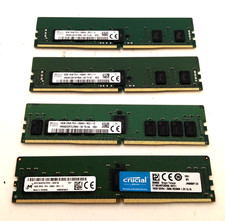 LOT OF 4 SERVER RAM 2X8GB 2X16GB MIXED SPEED CRUCIAL AND SK HYNIX