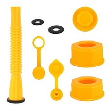 Zufoty Gas Can Spout Replacement, No-Spill Design Gas Can Nozzle with Flexible N
