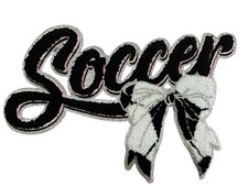 Soccer Iron On patch- 10.5 Width
