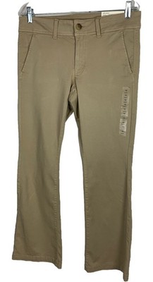 American Eagle Outfitters Pants NWT Sz 12 Short-Kick Boot, Stretch, Mid Rise,tan