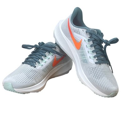 Nike Men's Pegasus 39 Road Running Shoes Size 7 Pure Platinum & Orange New