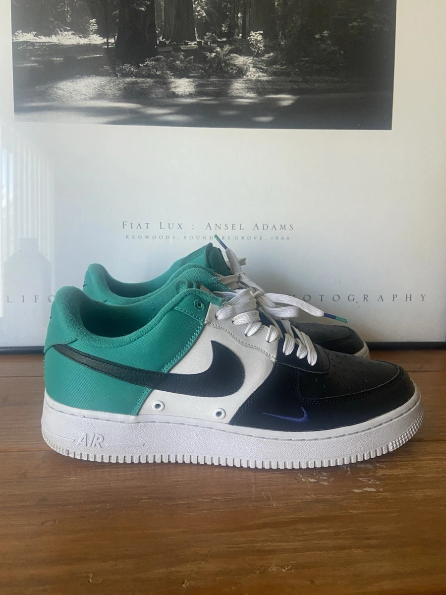 NIKE MENS SIZE 11.5 SHOES AIR FORCE 1 LOW MINI SWOOSH NEPTUNE GREEN 823511-002 NIKE MENS SIZE 11.5 SHOES AIR FORCE 1 LOW MINI SWOOSH  main image 2