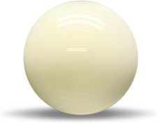 2 1/4" Pool Cue Ball and Professional AAAA Grade Billiards Balls, White Cue Ball