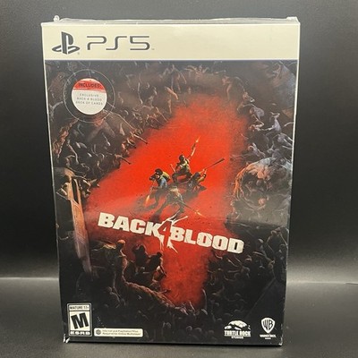 Back 4 Blood with Deck of Cards PS5 Playstation 5 Walmart Exclusive New SEALED