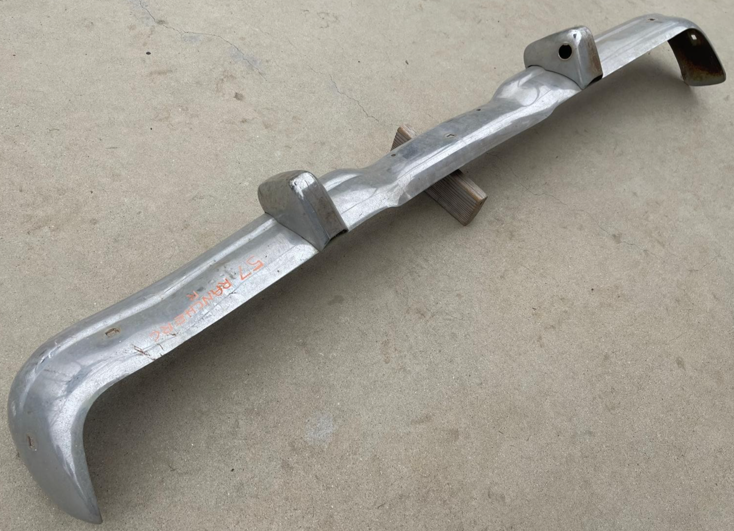 X FORD RANCHERO STATION WAGON REAR BACK NEW TRIPLE CHROME PLATED BUMPER ...