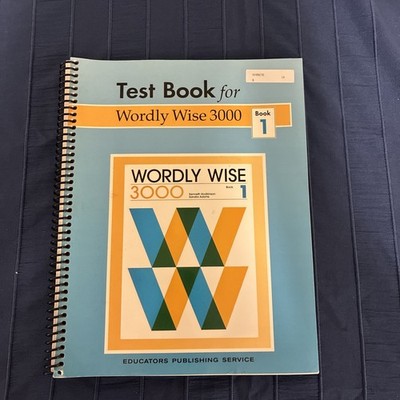 Wordly Wise 3000 Book 1 Test Book - Grade 4 - First Edition, Blackline Masters