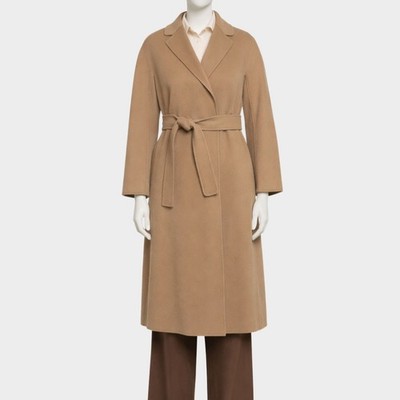 S' MAX MARA Arona wrap coat beige color IT42 / FR40 / M