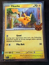 Pikachu - (Cosmos Holo) 018/091 Trick or Trade Booster Bundle 2024