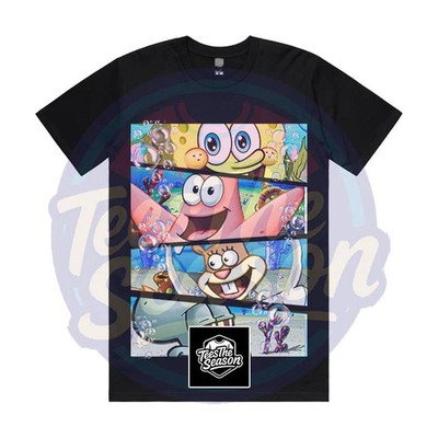 SpongeBob, Patrick, Sandy, and Squidward - Cartoon Tee