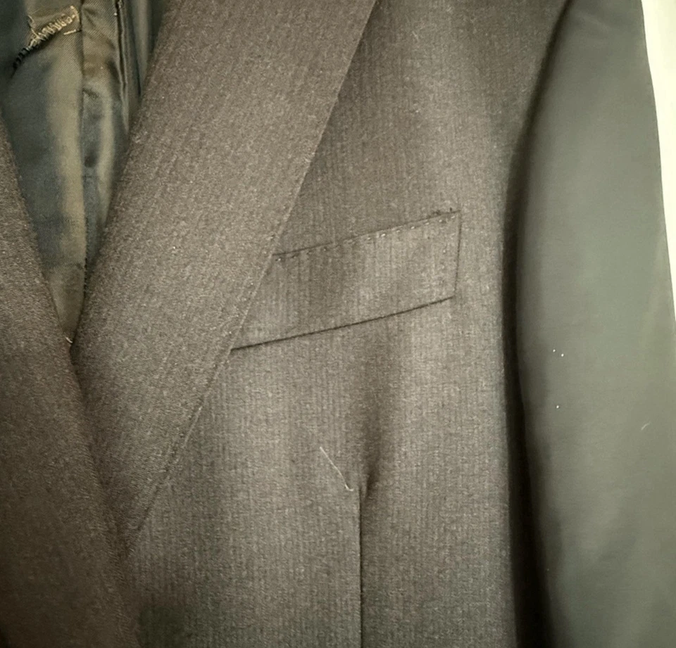 Blazer Ferragamo marrón/gris 38 Foto 3 de 4