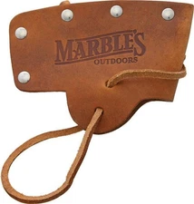 Marbles / Large Axe Cover Brown Leather Small 3" Axe Blade - MR10SL