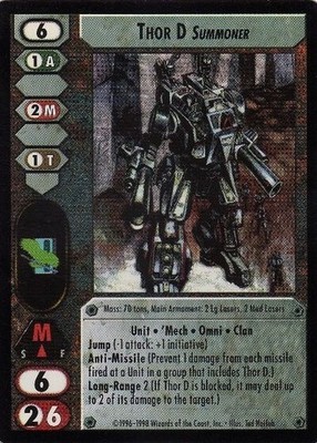 Thor D (Summoner) (CE) - Commander's Edition - Battletech CCG